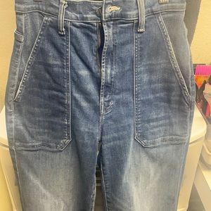 Mother jeans super high waist